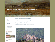 Tablet Screenshot of paesaggioarcheologico.info